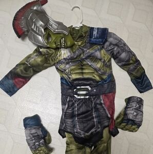 Disney Green and Gray Warrior Costume